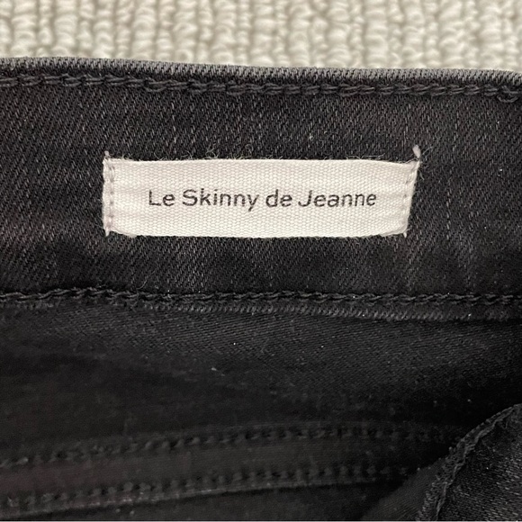 FRAME “Le Skinny de Jeanne” black denim - Picture 6 of 7